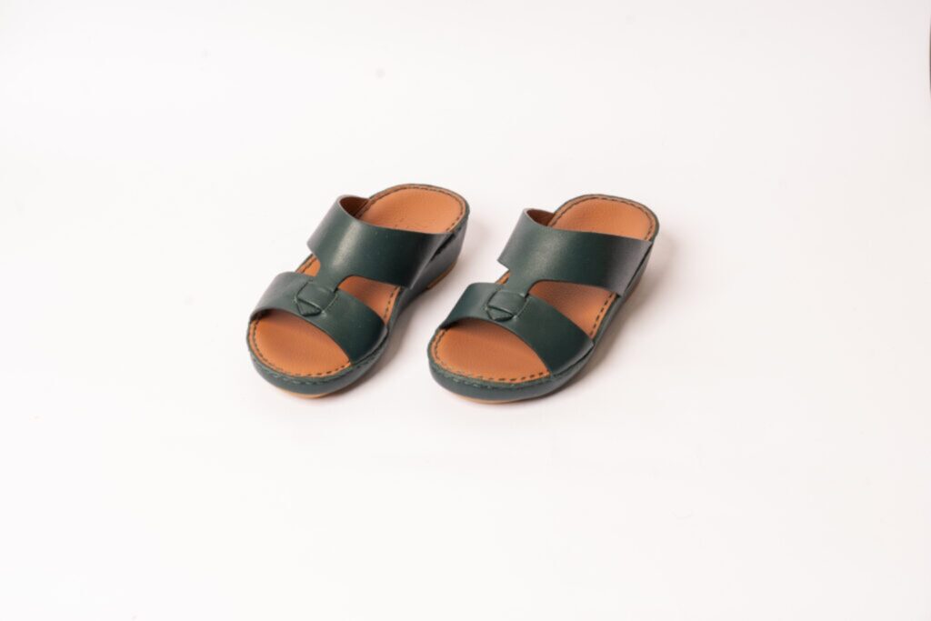 1495 Boys Nappa Leather Dark Green